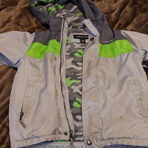 Gently used hooded winter coat